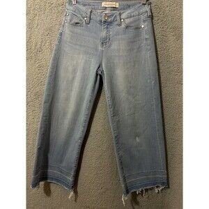 Liverpool Jeans The Wide Leg Button Fly Cropped Denim High Rise Sailor 4/27